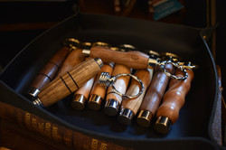 Hand Turned Wooden Keychains