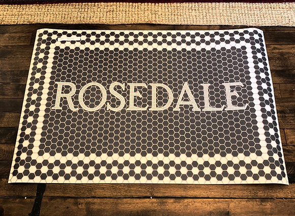 2x3 Custom Vintage Tile Vinyl Rugs
