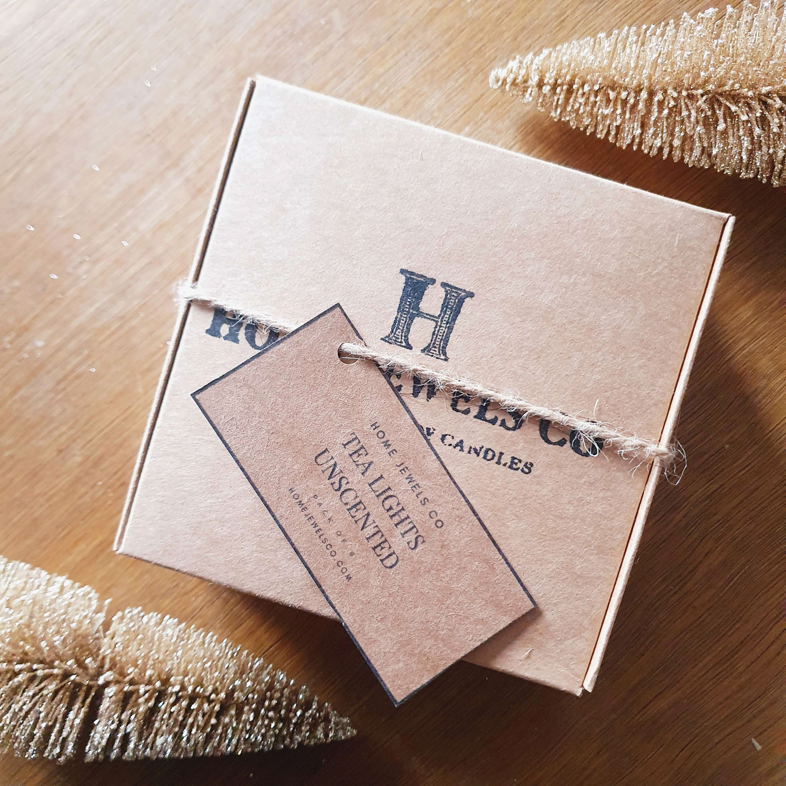 Unscented (Pack of 6) Soy Tealights | Home Jewels Co