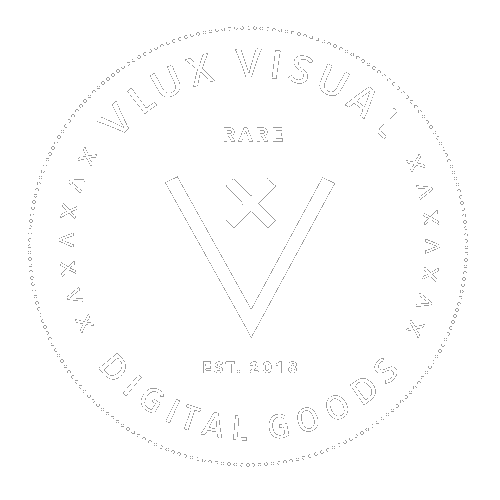 Vlux Visual Stamp Animation GIF White T.