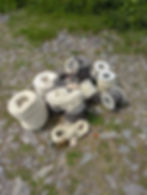 Sustainable rope for our wool bunds.