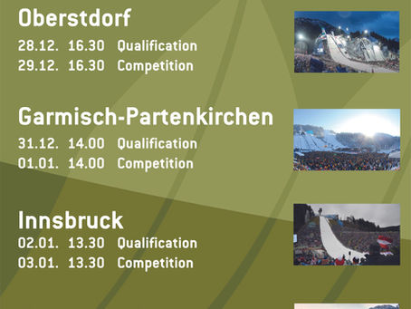 The program for the 69th Four Hills Tournament