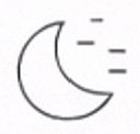 Crescent moon icon for sleep telehealth in Florida