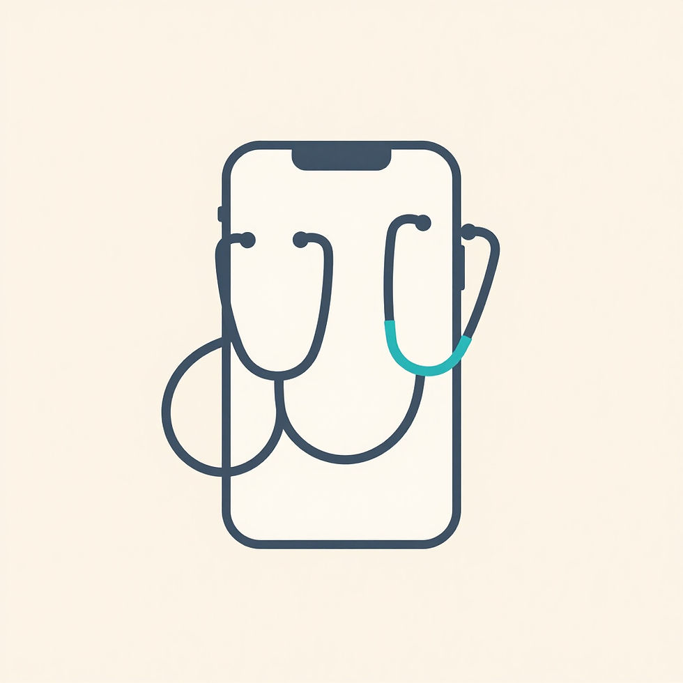 Icon representing ongoing support and follow up telehealth perimenopause and menopause