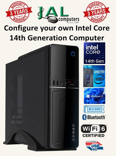 Intel Core PC 14th Gen i5 i7 i9 DDR5 Configure your own PC Win 11Pro ...