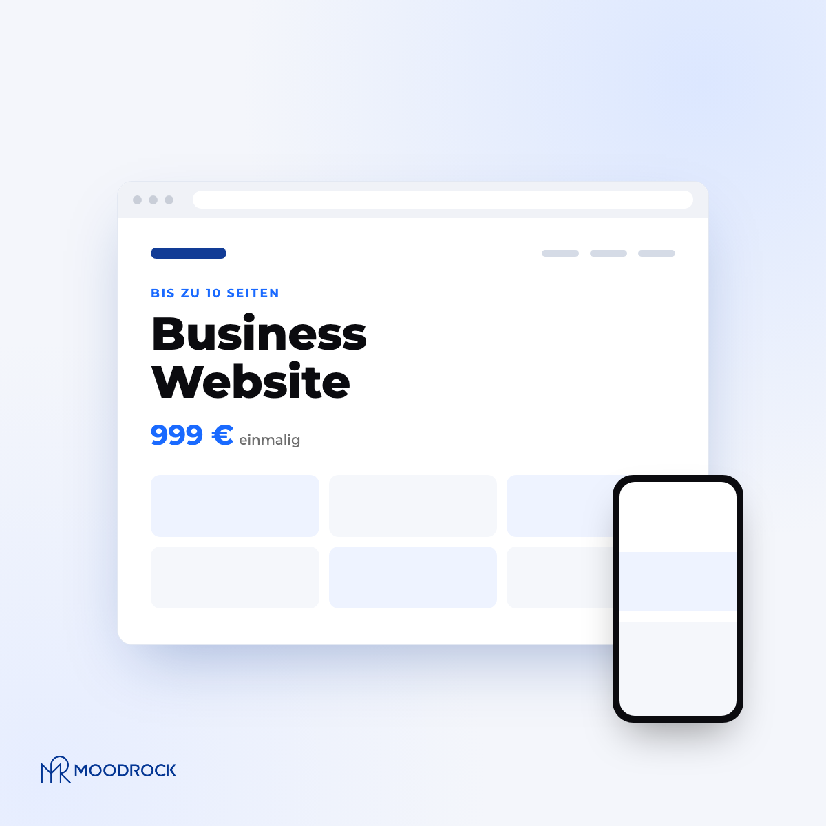 Business Website – Moodrock Webdesign