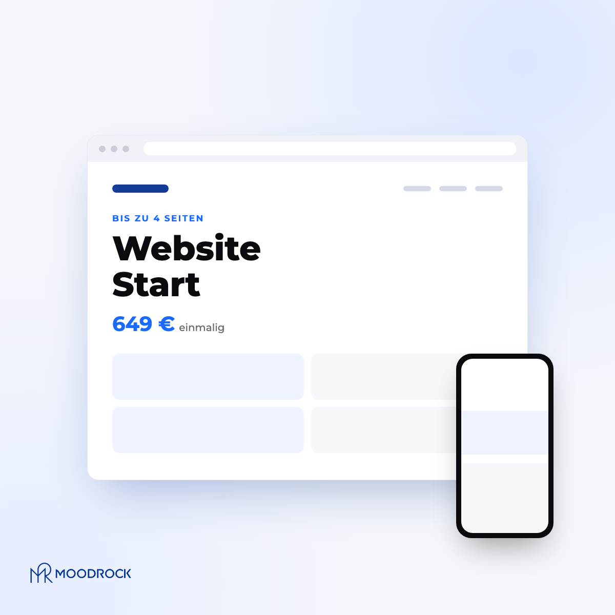 Website Start – Moodrock Webdesign