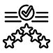 rating-credibility-icon-outline-style-ve