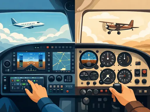Glass Cockpit vs Analog Training