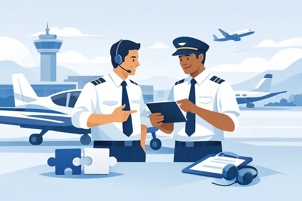 How to Split Time Building With Another Pilot