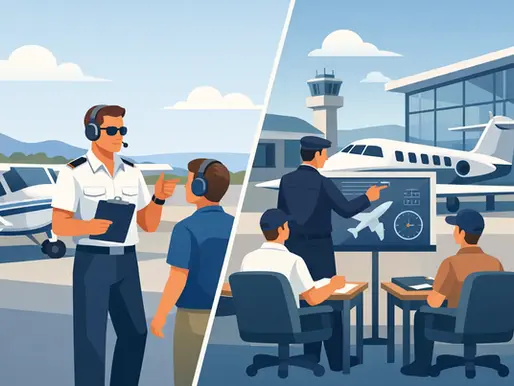 Independent Instructor vs Flight Academy Choices