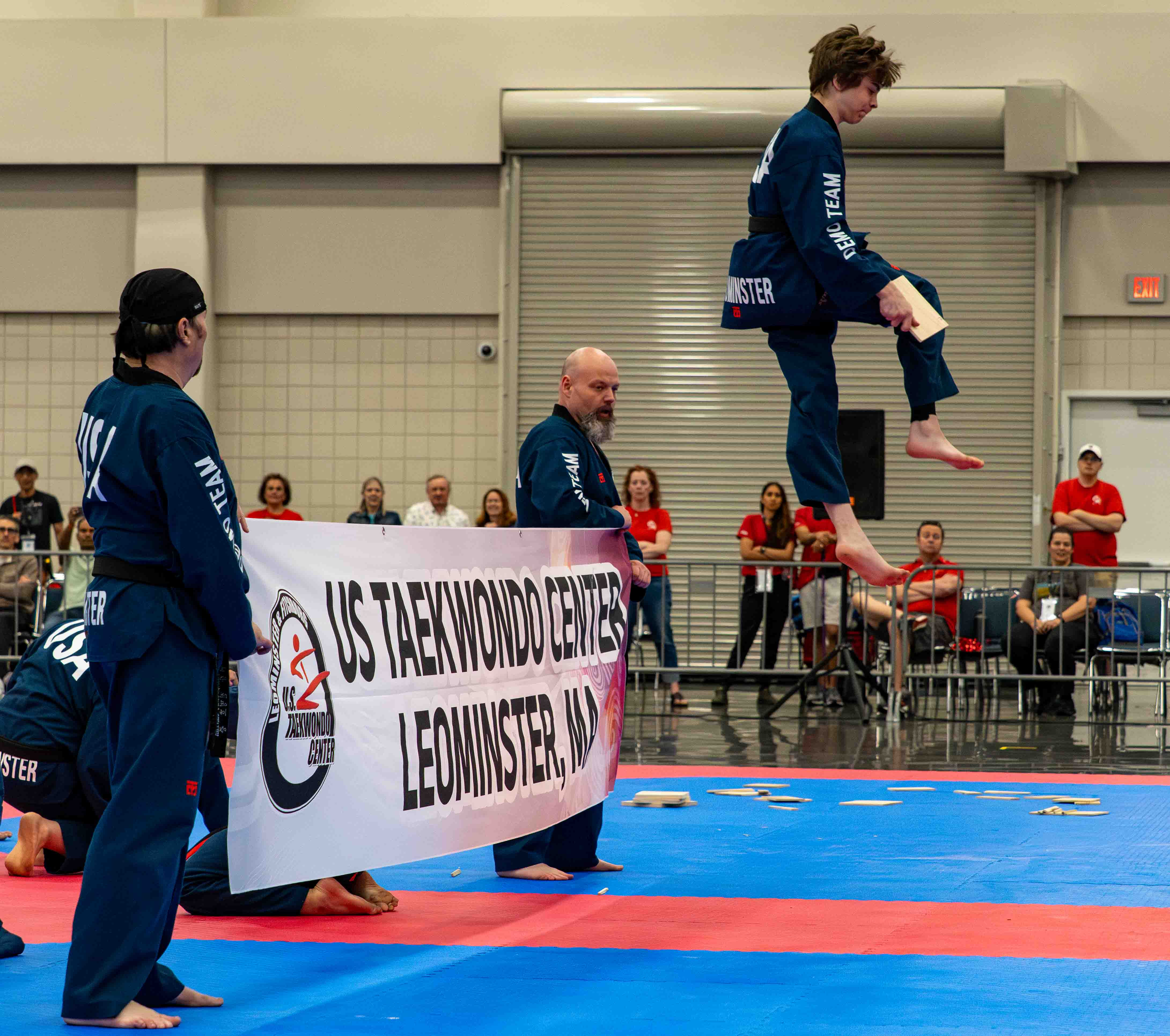 US Taekwondo Leominster One Knee Smash