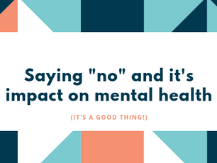 How saying "no" positively impacts mental health
