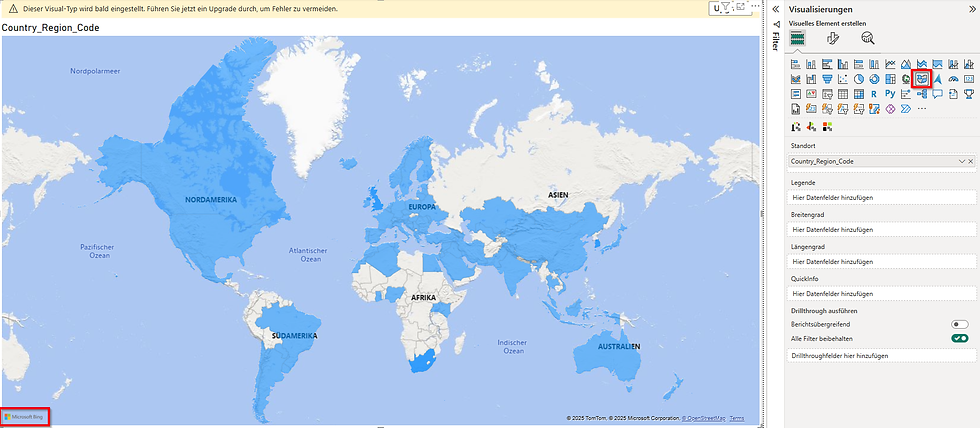 Migration von Bing Maps zu Azure Maps