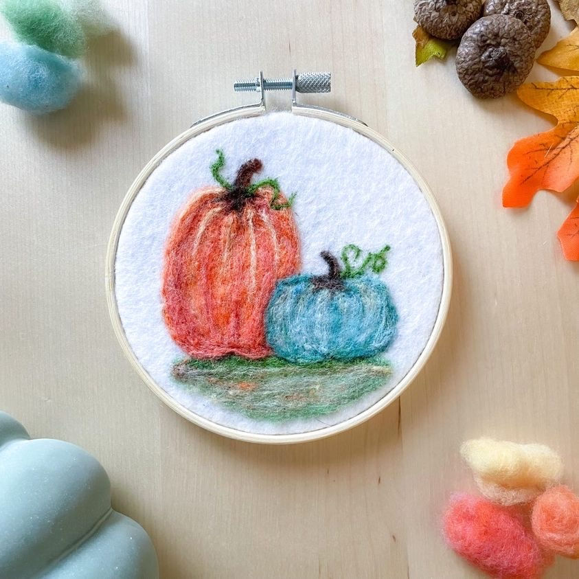 Needle Felted Pumpkin Workshop
