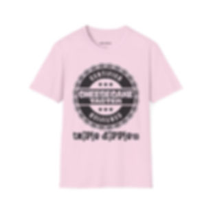 Certified Cheesecake Taster Tee (Black Logo)