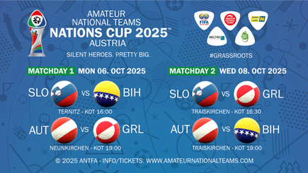 Tournament with Amateur National Teams celebrates a Comeback after 45 years