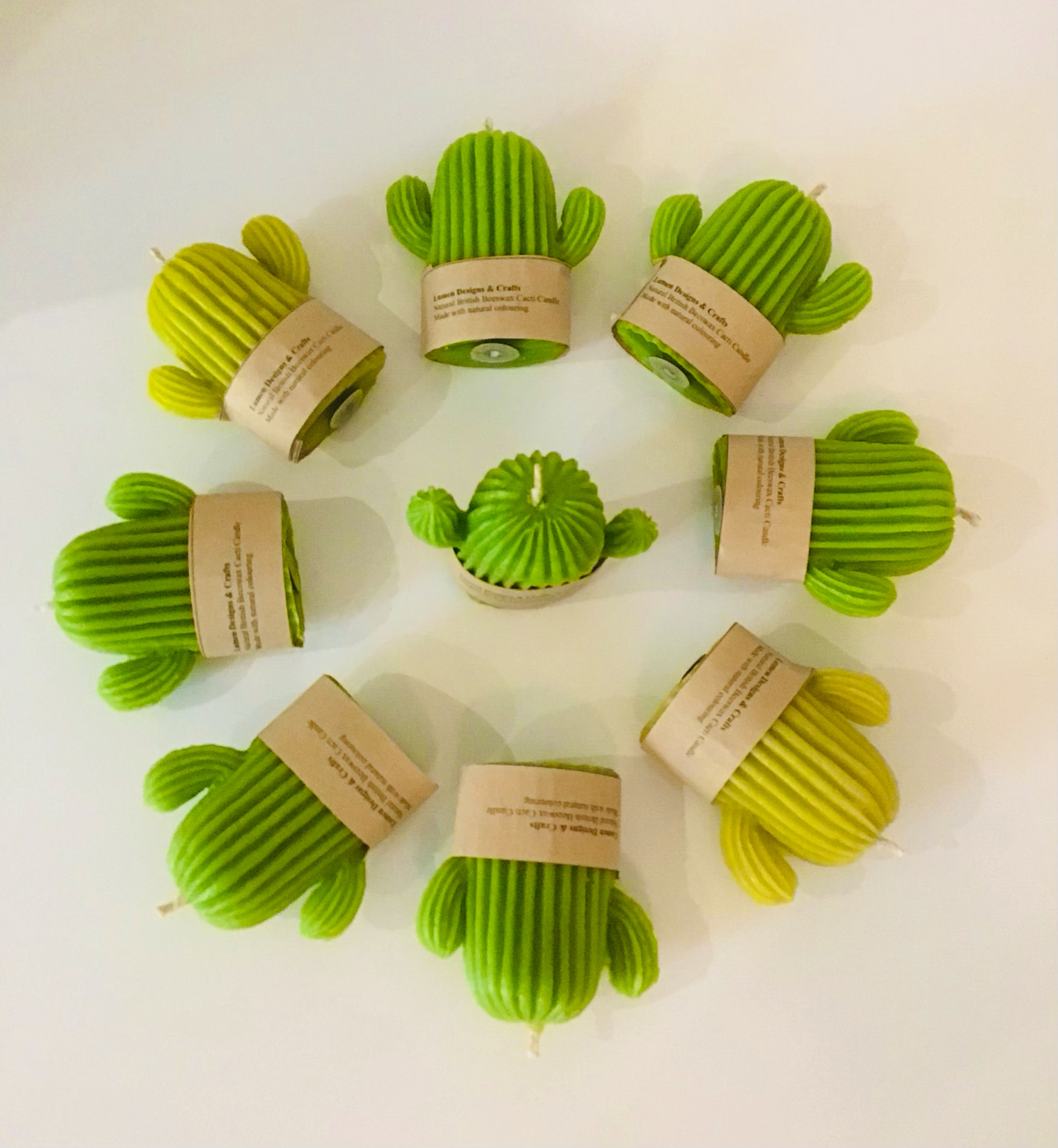 Natural British Beeswax Candle