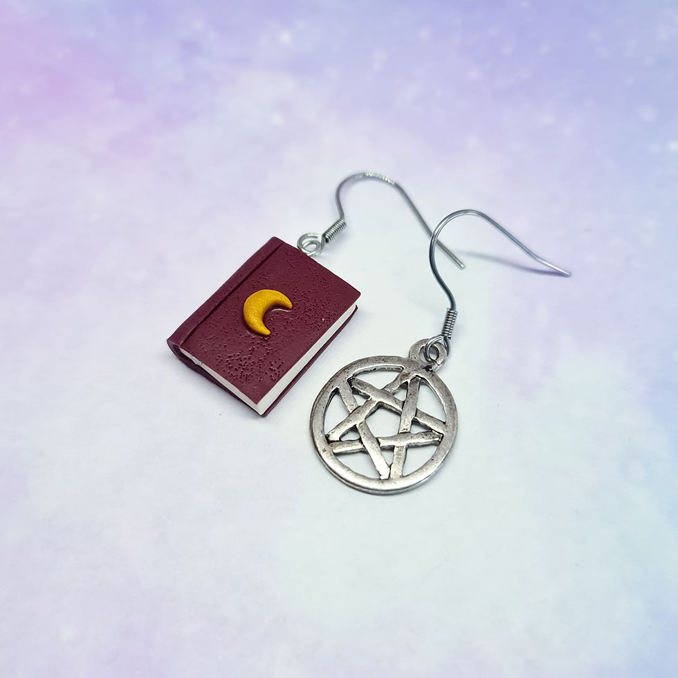 Thumbnail: Orecchini libro magico