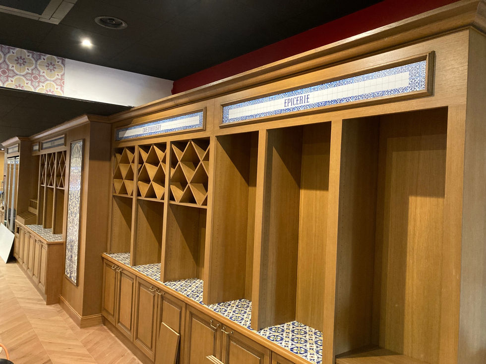 Espace cave et épicerie