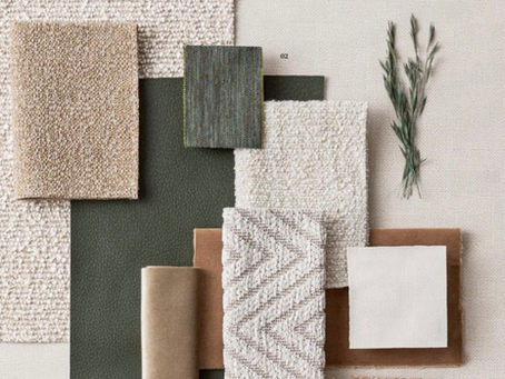 A palette of textiles in an array of colors and textures.