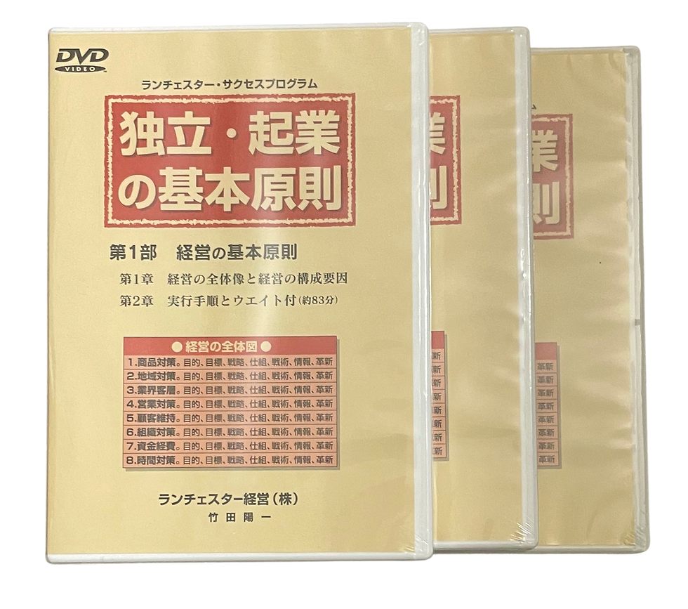 独立・企業の基本原則のDVD
