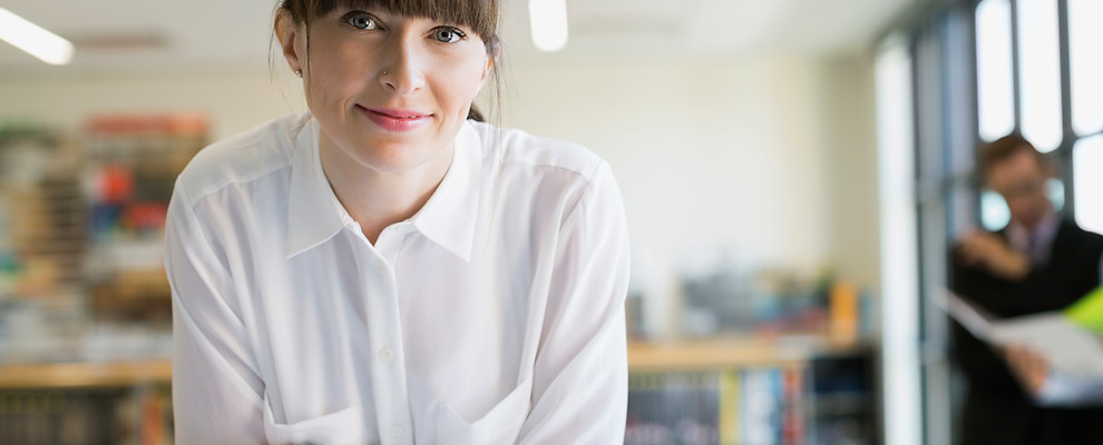 Woman in an Office