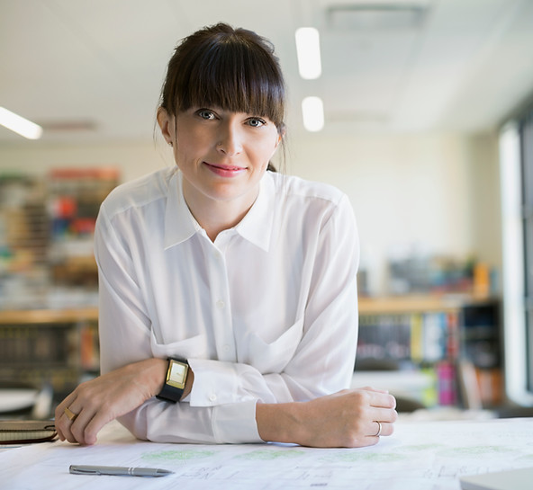 Woman in an Office