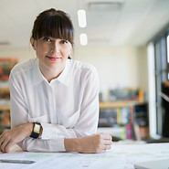 Woman in an Office