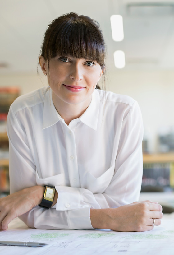 Woman in an Office