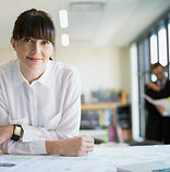 Woman in an Office