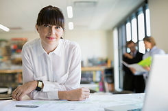 Woman in an Office