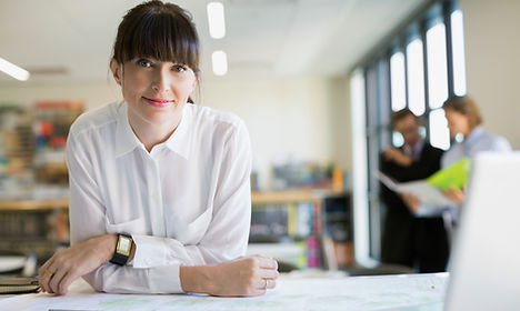 Woman in an Office