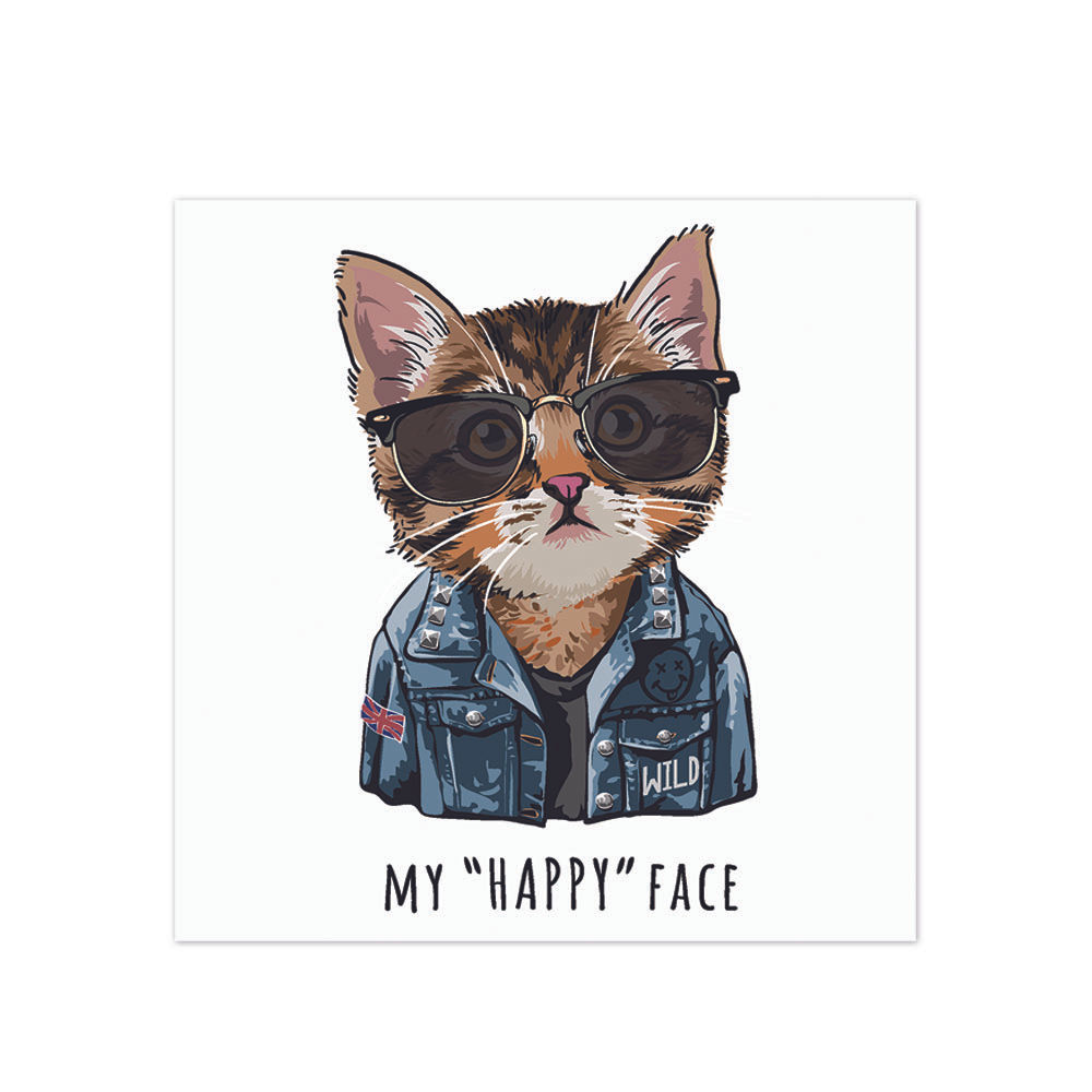 Alf Pet Lover Cartoons  Stylish Cat  CCA302419070070   70 x 70 cm