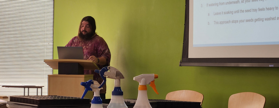 Ryan B. presentation. Seed starting activity