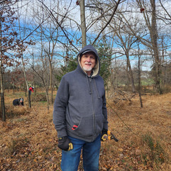 Volunteer smiling