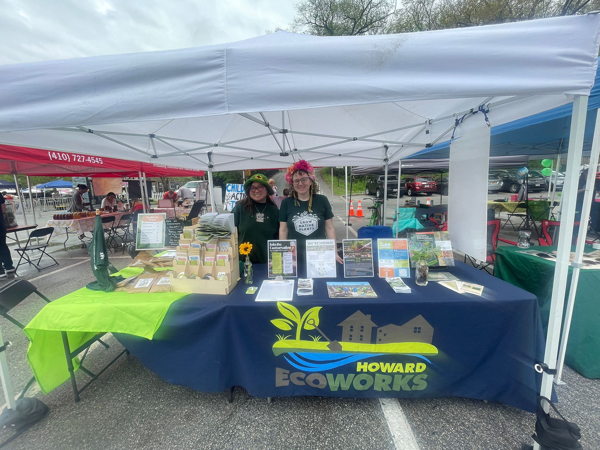 Val Tskhay and Elura Morris at SpringFest, Ellicott City