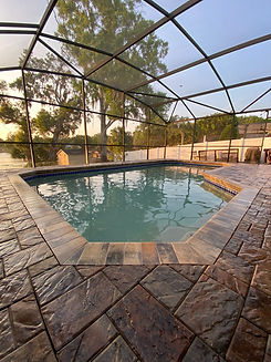 Paver Pool Deck