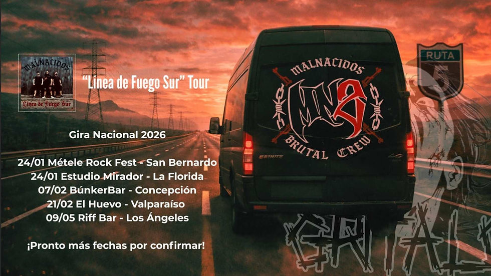 Mal Nacidos avanza por Chile con su gira nacional