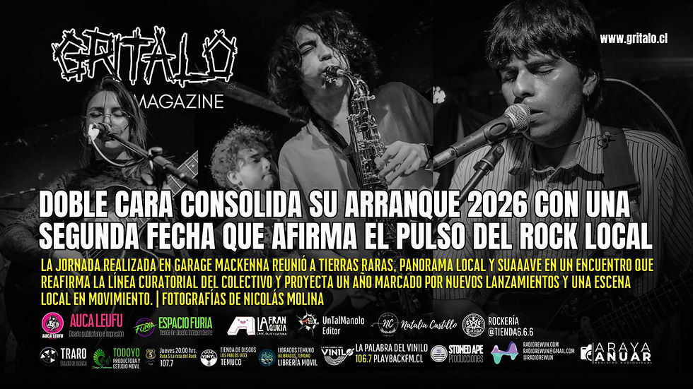 Doble Cara consolida su arranque 2026 con una segunda fecha que afirma el pulso del rock local