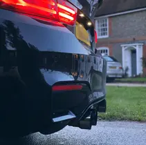 Close up of vehicle outside domestic property