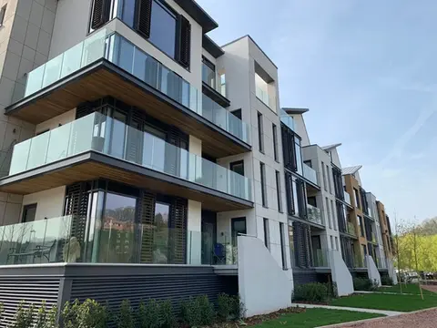 Balustrades in outside of flats