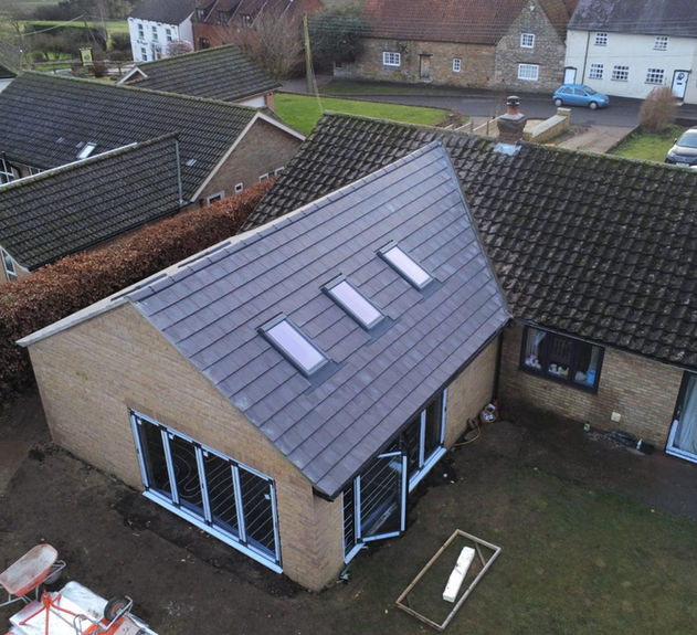 A single storey extension