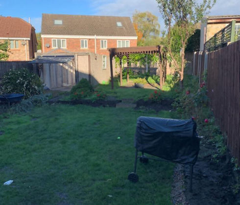 Home and garden before renovation