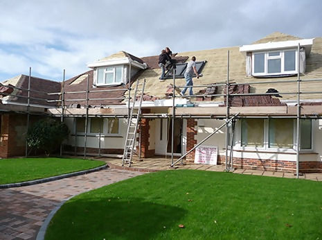 loft extension work in progress