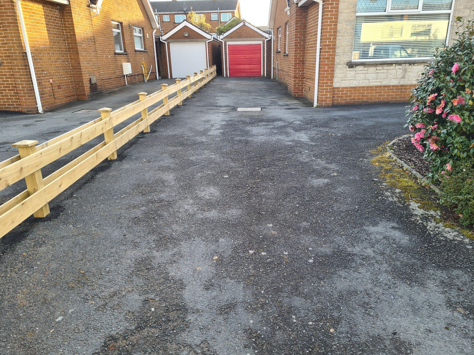 Driveway in need of work