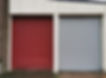 steel shutters red and silver