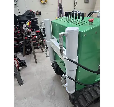 Green hydraulic machine in factor