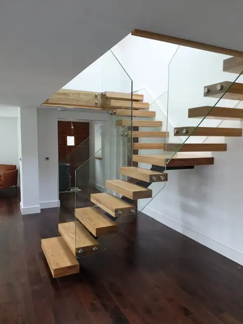 Wooden stairs