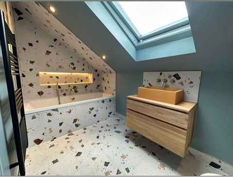 Attic bathroom